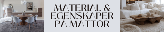 Mattmaterial och dess Egenskaper