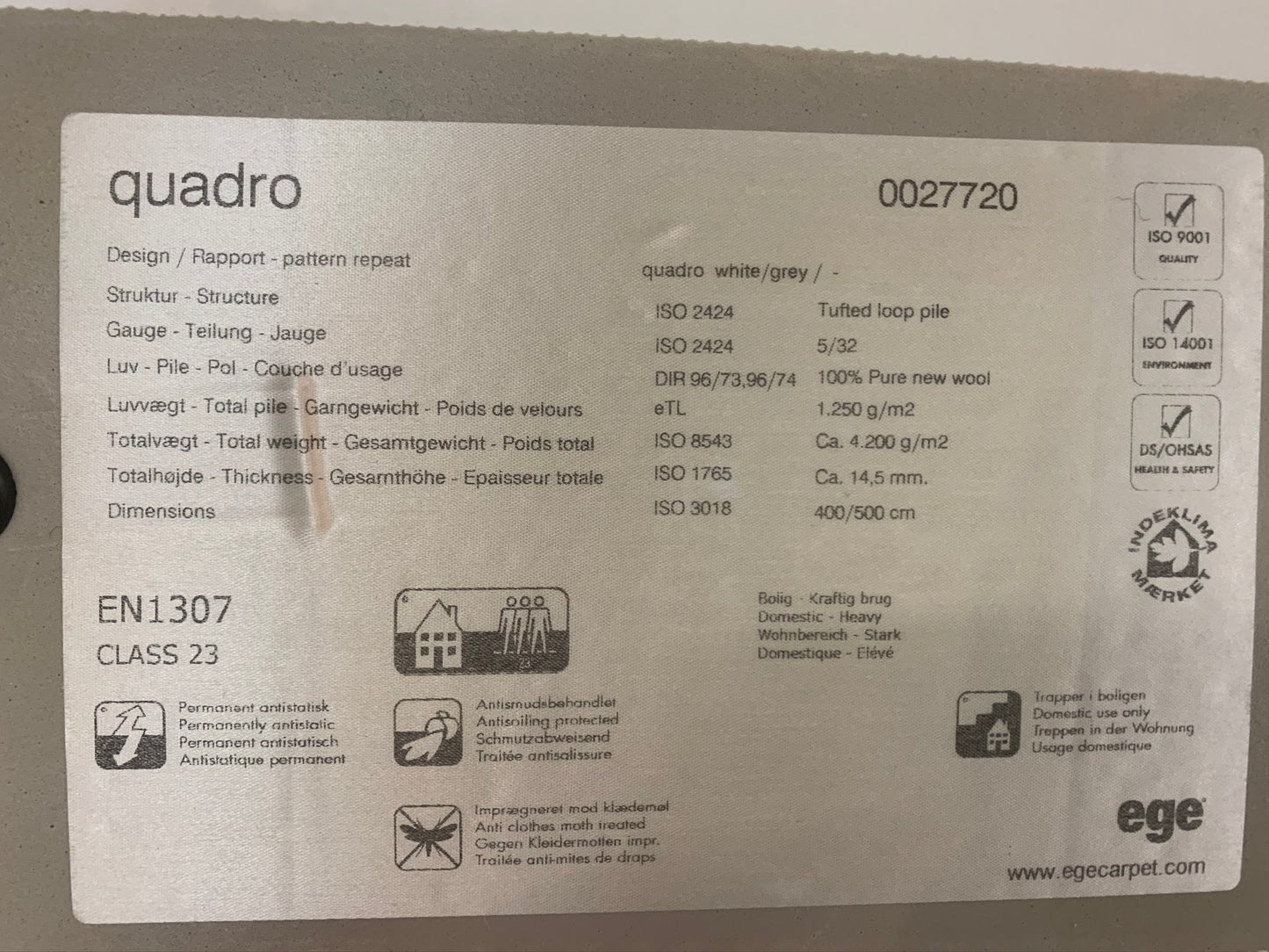Mattan Quadro - Göteborgs Langettering